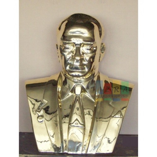 Atatürk Büstü Pirinç 85 cm
